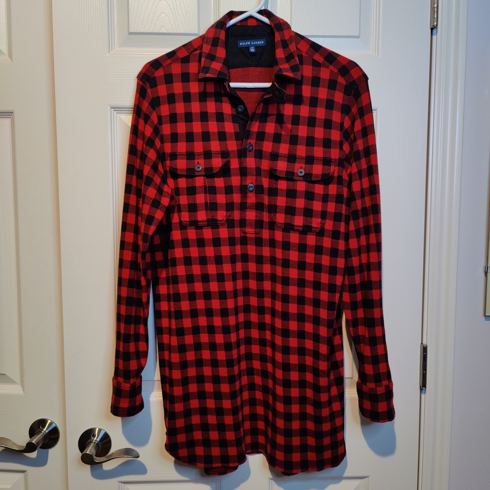 Ralph Lauren Red and Black Plaid Tunic